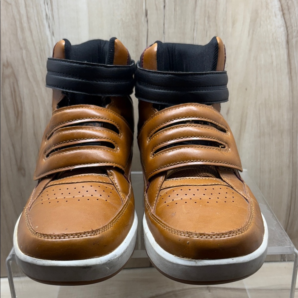 COOGI Men's Tan and Black High-Top Sneakers